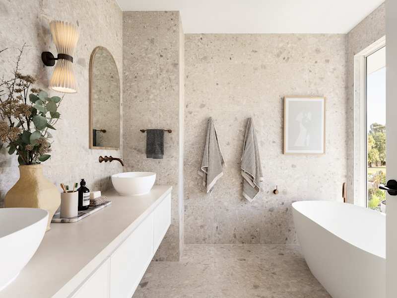 san marino grande house design bathroom in coastal style