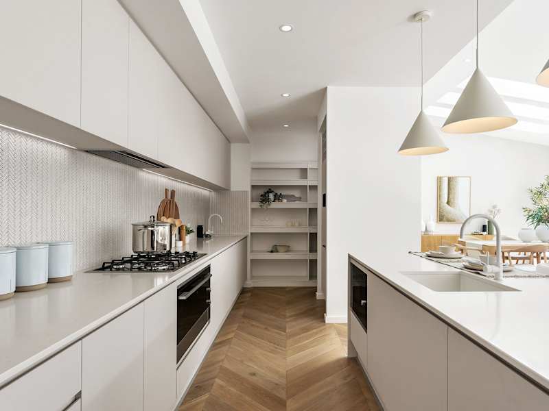 bayswater encore house design butlers pantry and kitchen in contempo style