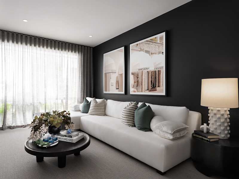 riviera manor house design theatre in contempo style