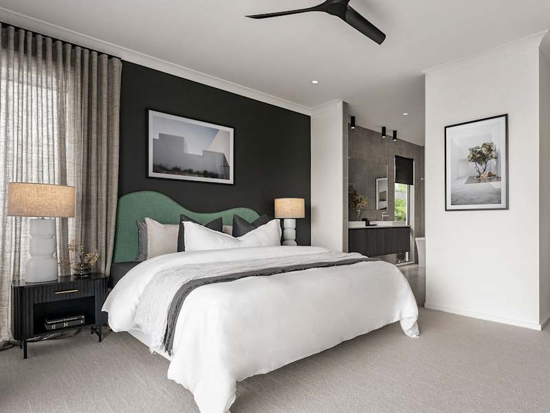riviera manor house design main bedroom in contempo style