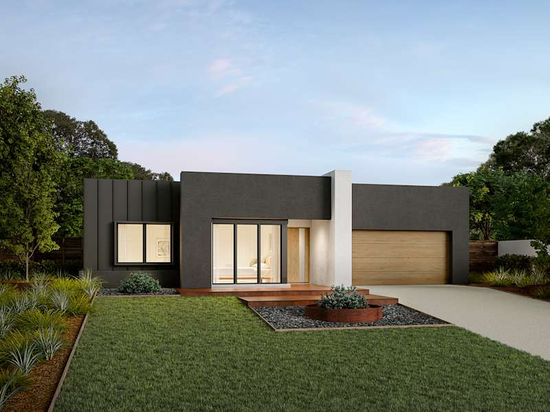 Miami Executive house design with Lumiere facade - Flat Roof Home