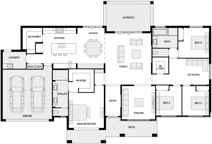 Esperance Country Living House Floor Plan
