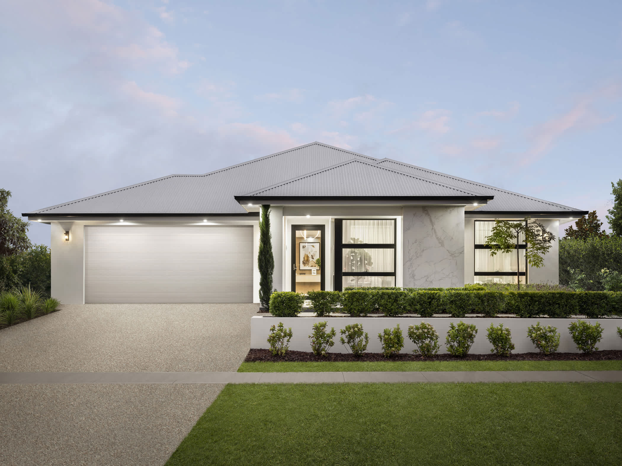 miami 16 house design ballarat facade in luxe style