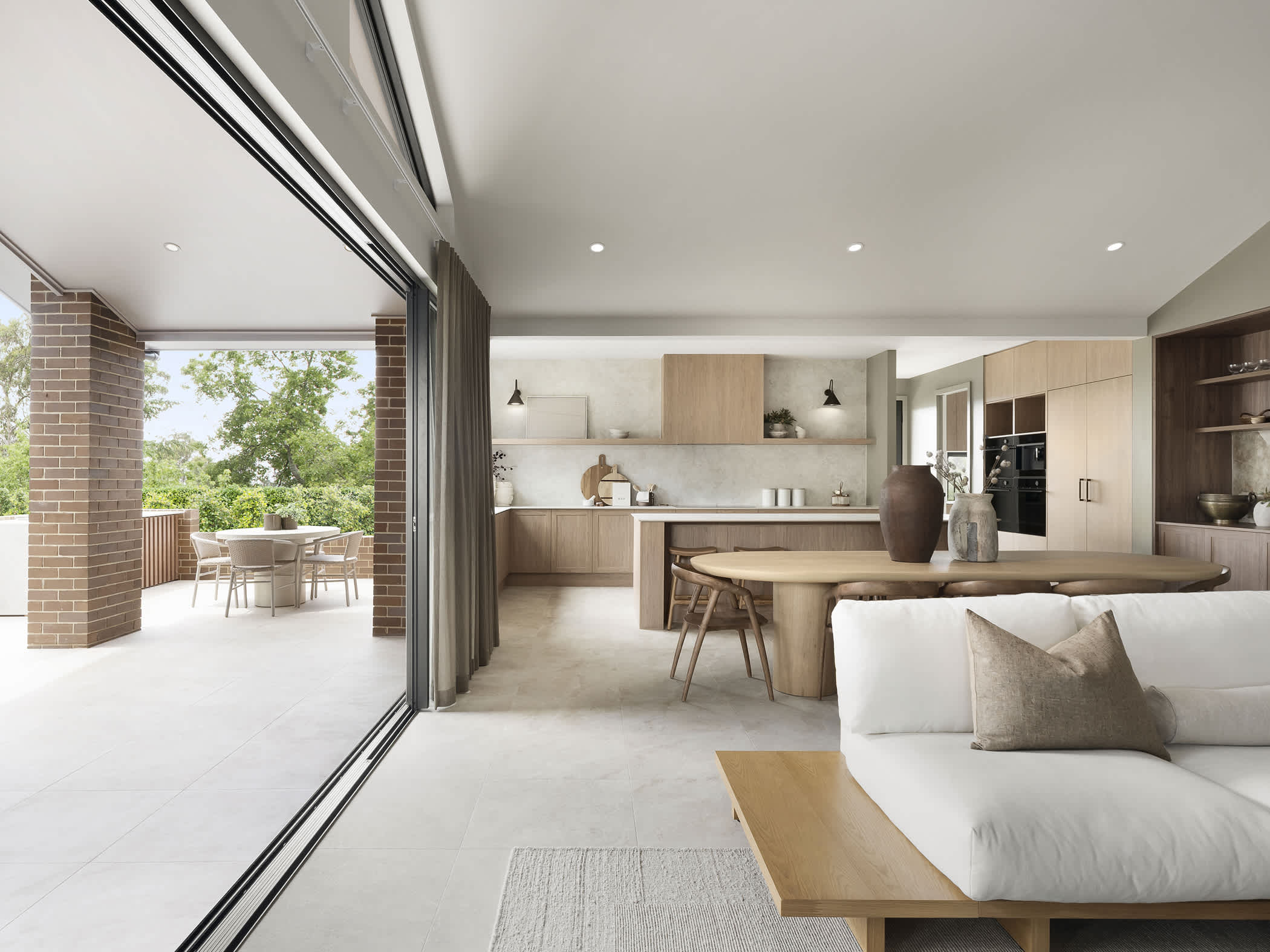 Cranbourne Executive House Design Dining Kitchen Alfresco in Contempo Style