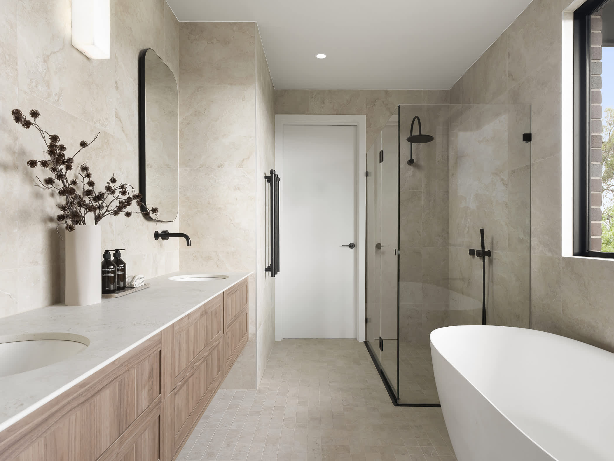 Cranbourne Executive House Design Bathroom in Contempo Style