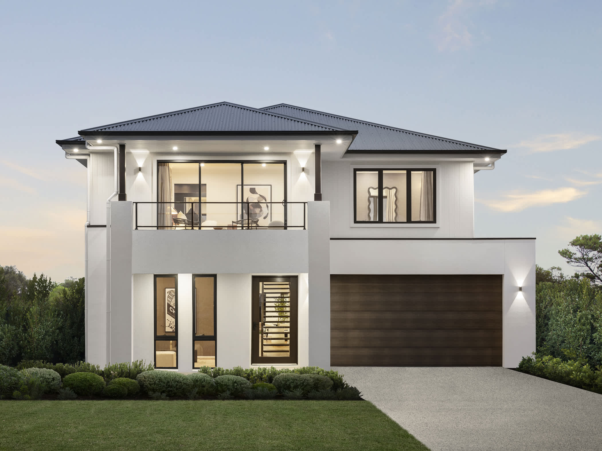 Lagos One House Design Wilderness Facade in Contempo style