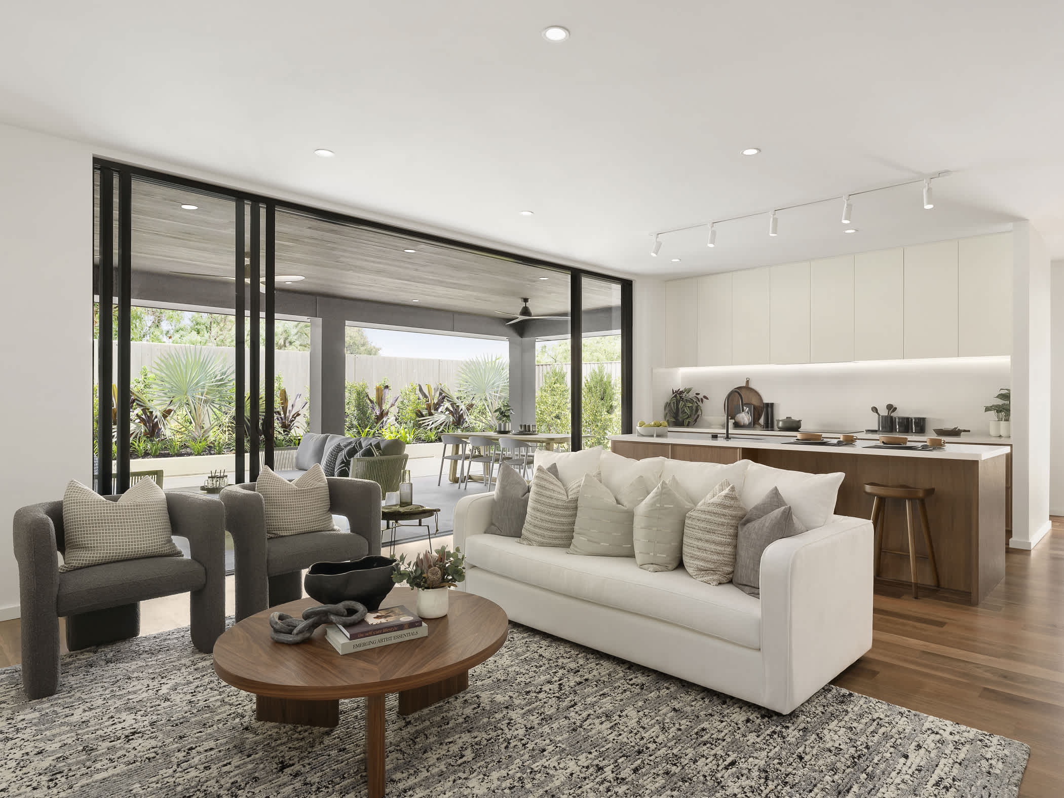 Miami Grande House Design Kitchen Living Alfresco in Contempo style