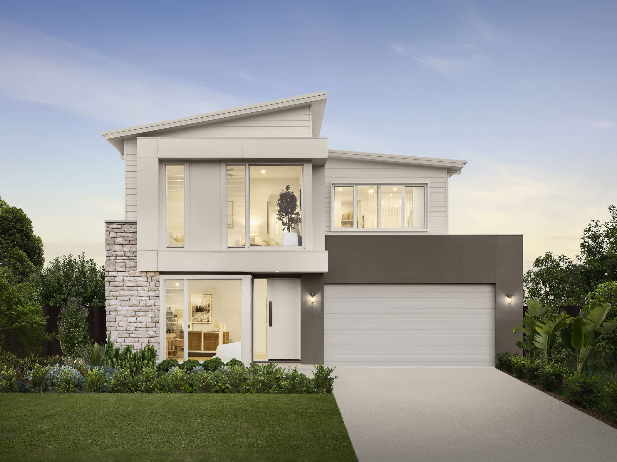Panorama 33 House Design Burleigh Facade in Coastal Style