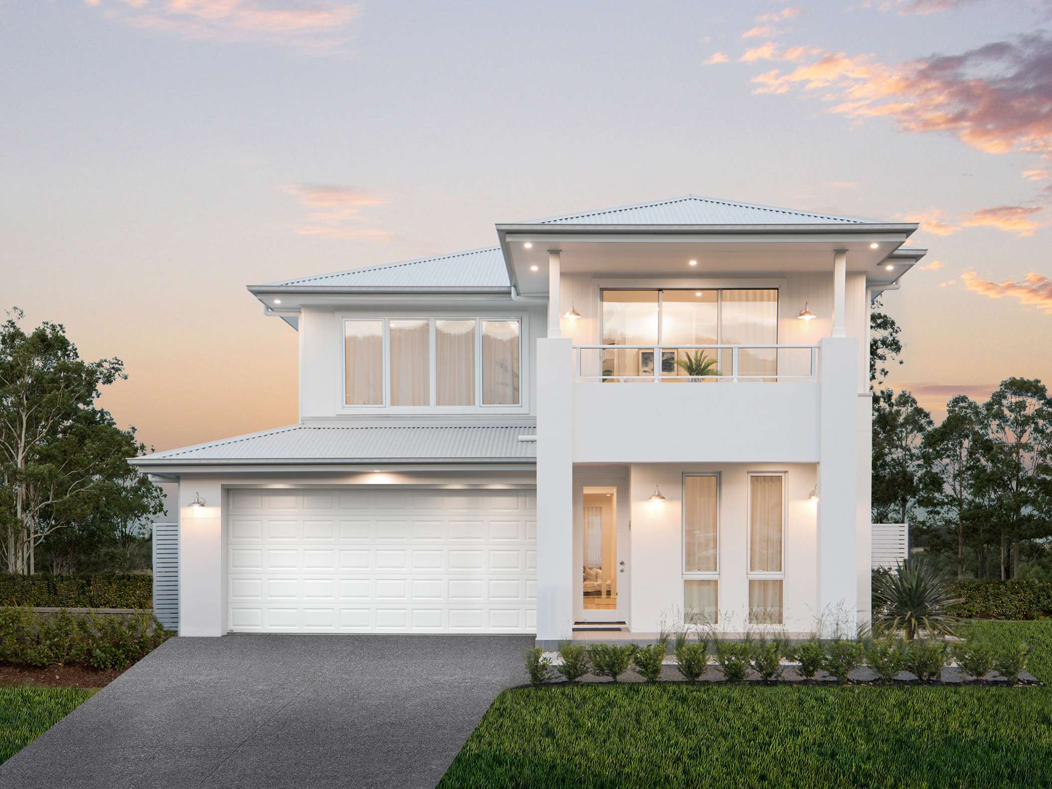 Valiente One house design Facade in Coastal style