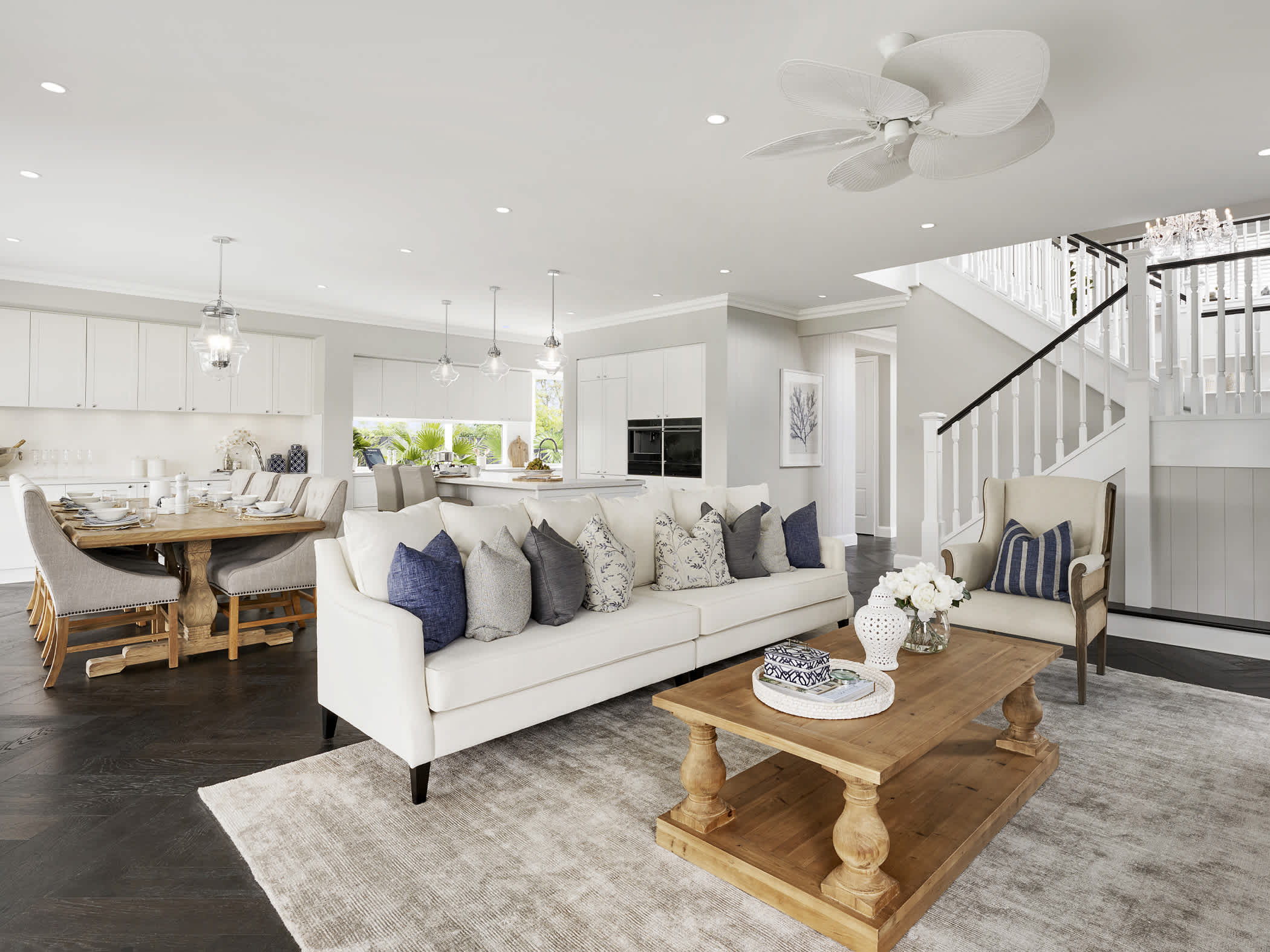 Panorama 39 house design Living Staircase in Classic style
