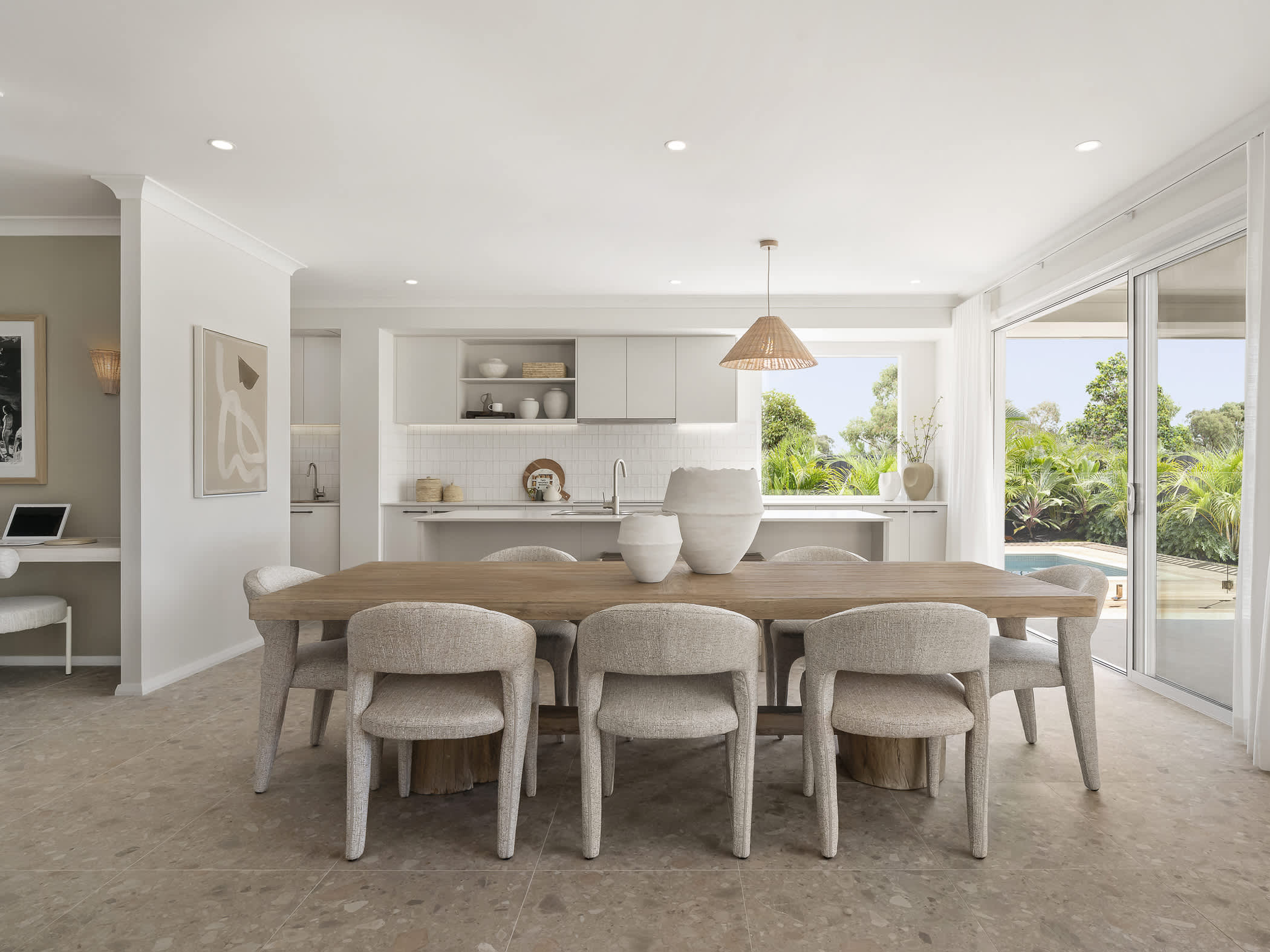 Enzo five House Design Dining in Coastal style