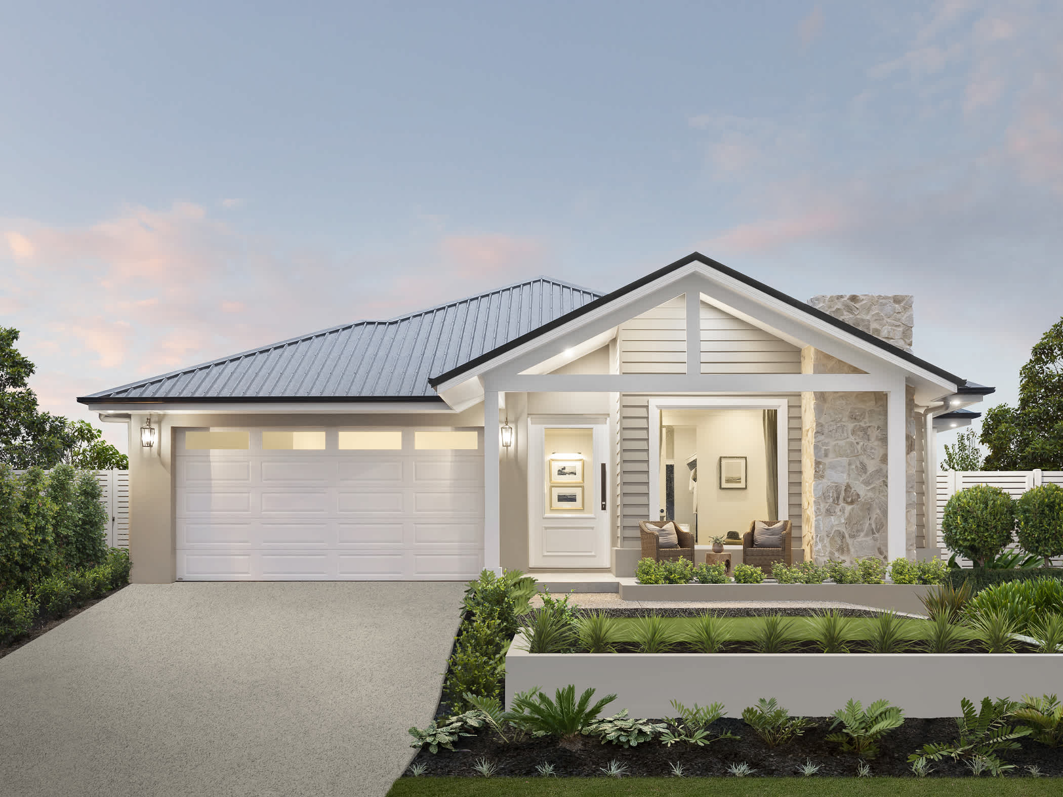Havana Grande house design with Cayman facade in Classic style