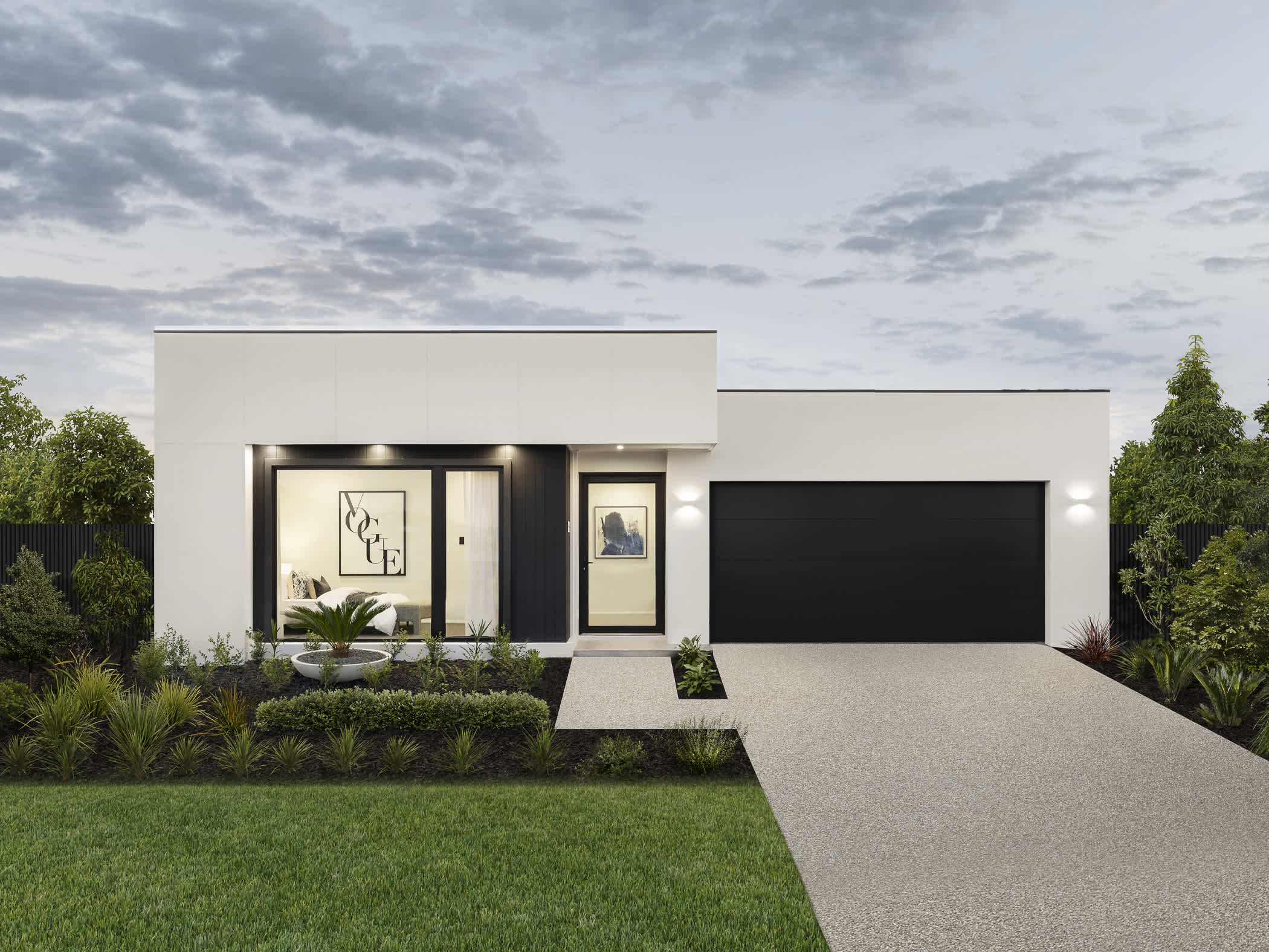 Beachmere Encore House Design Modric facade in Contempo style
