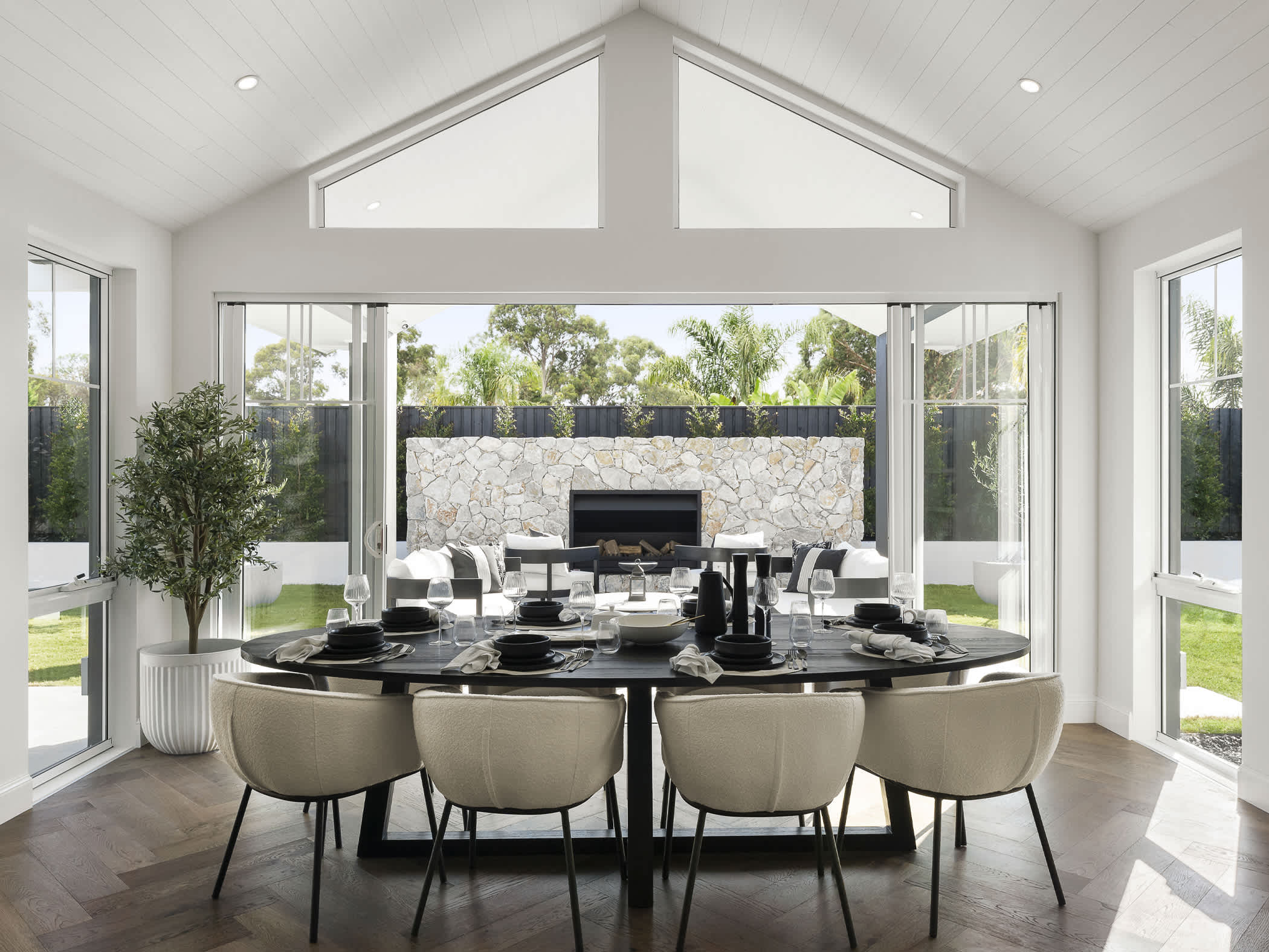 hermitage grande encore house design dining in luxe style