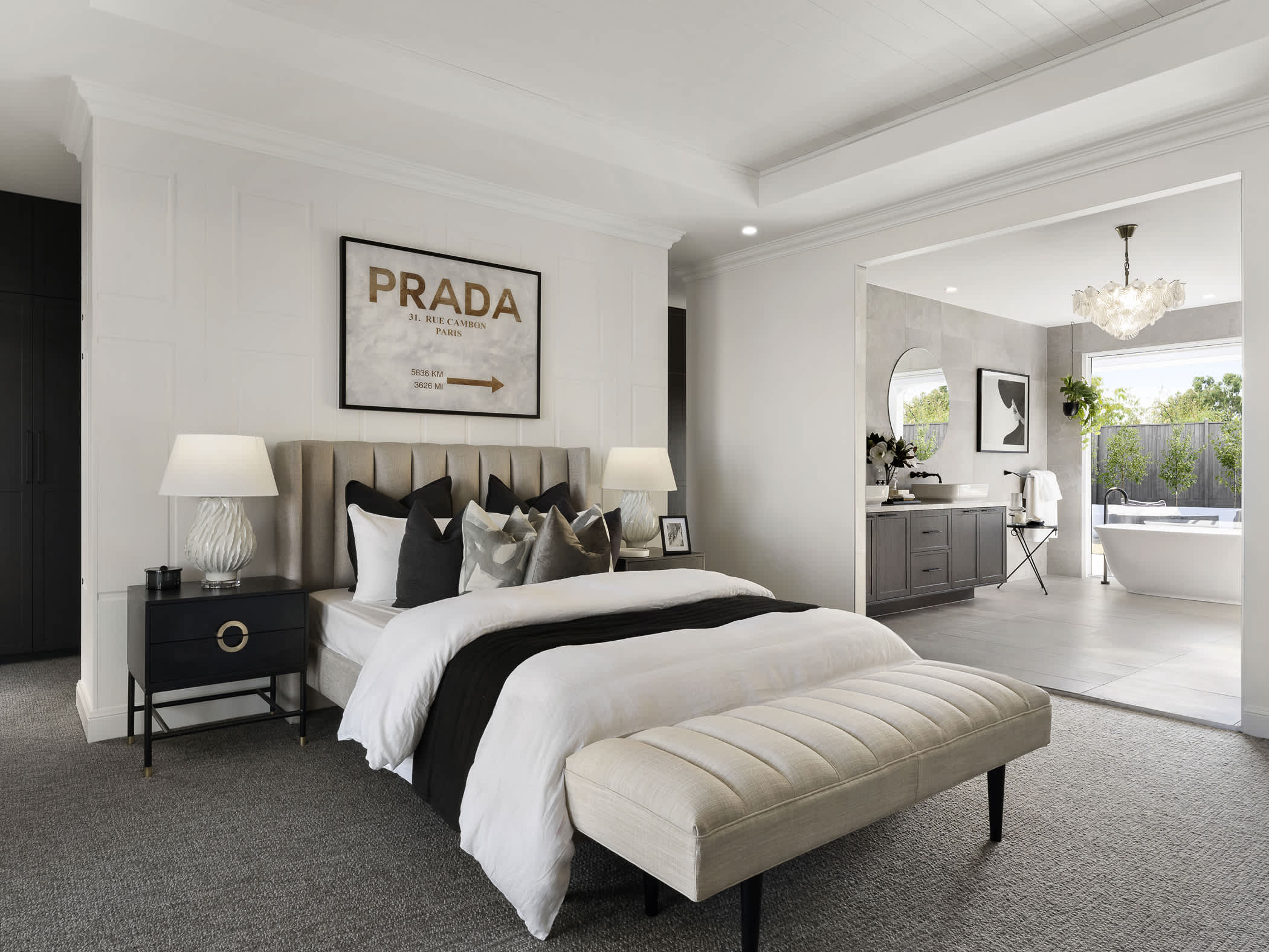 hermitage grande encore house design main bedroom in luxe style