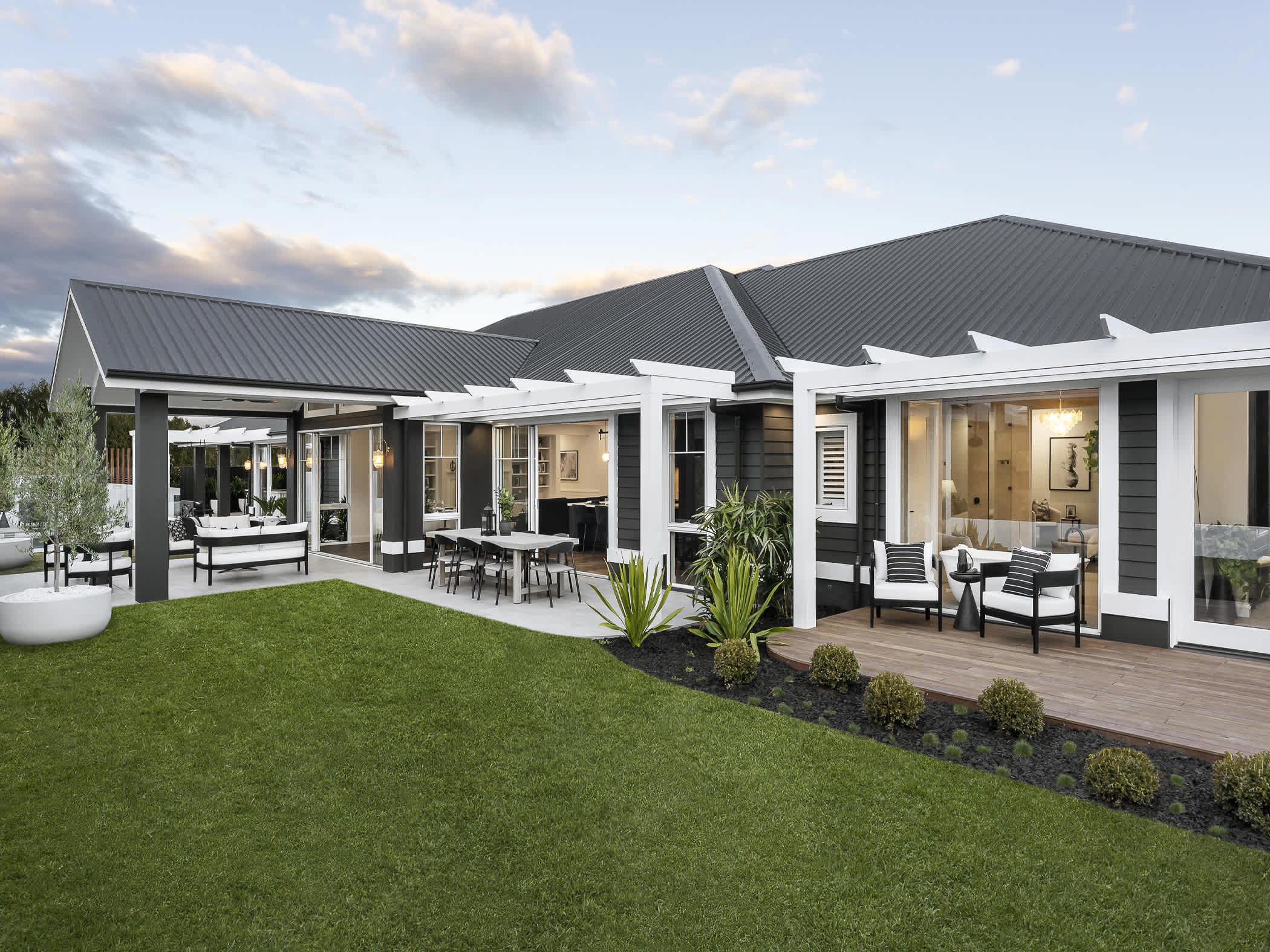 hermitage grande encore house design alfresco in luxe style