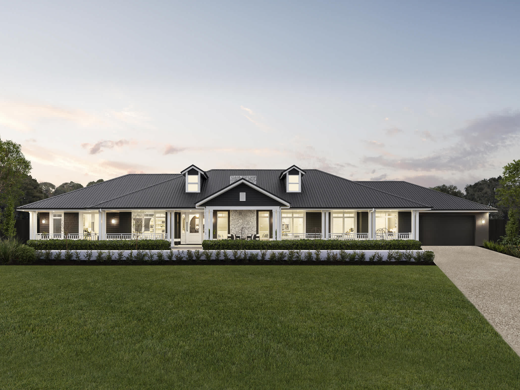 hermitage grande encore house design new hampton facade in luxe style