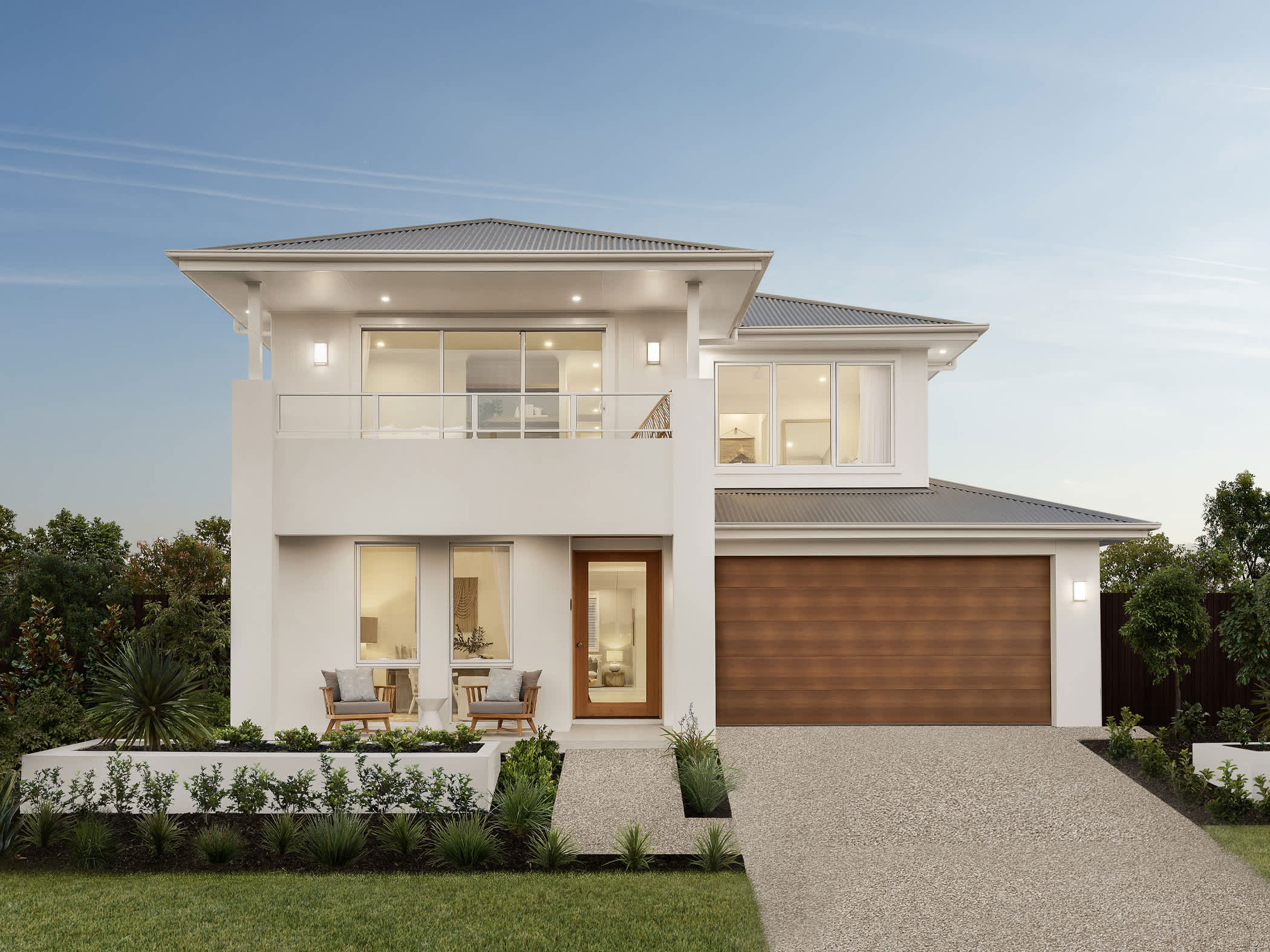 valiente three house design wilderness facade in coastal style