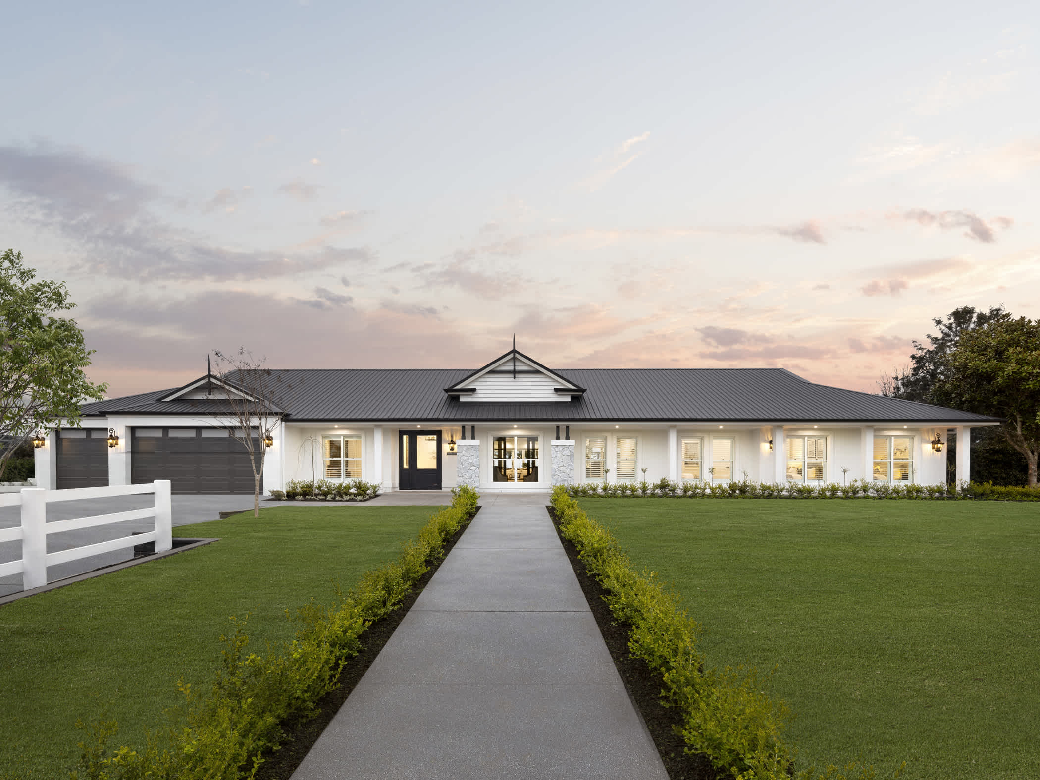 bronte executive grande manor one house design with heritage grange facade