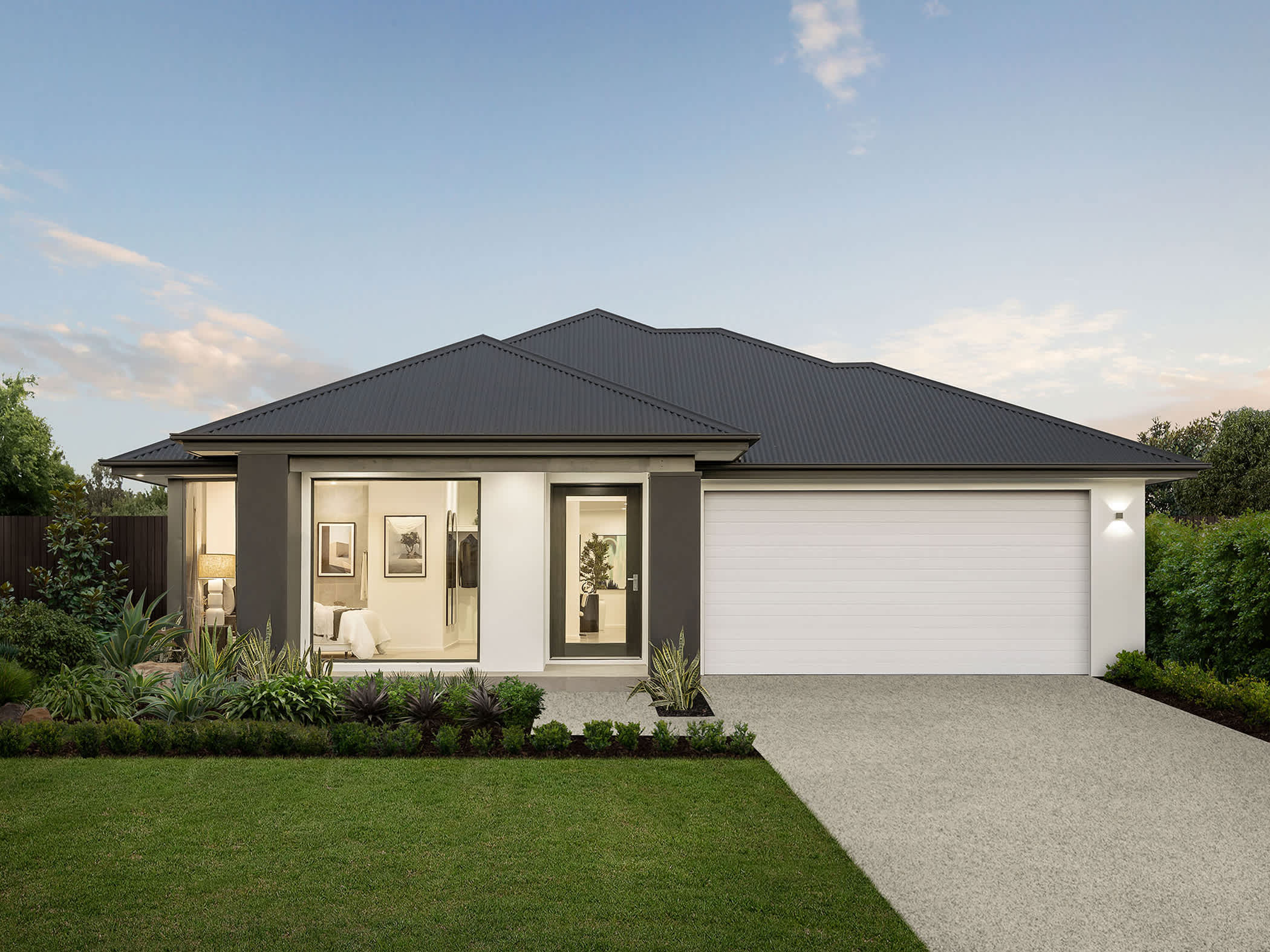riviera manor house design with icon facade