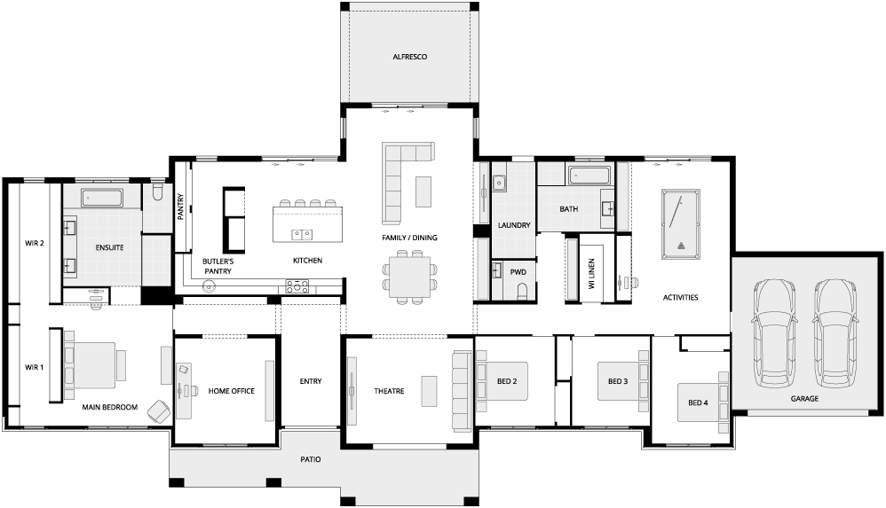 Hermitage Grande Encore Country Living House Floor Plan